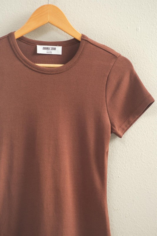 Mineral Wash Classic Tee Cocoa