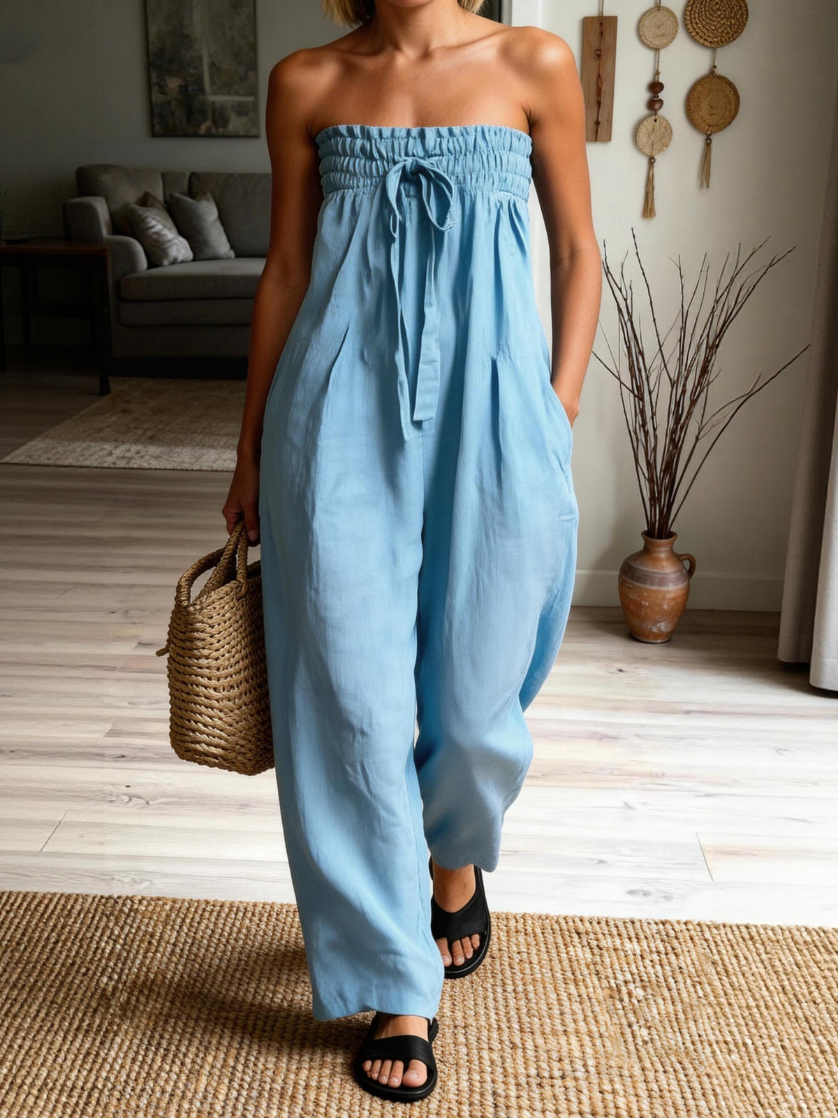 Women's Casual Sleeveless Jumpsuit