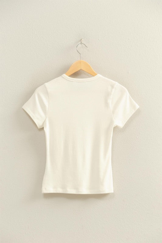 Mineral Wash Classic Tee Off White