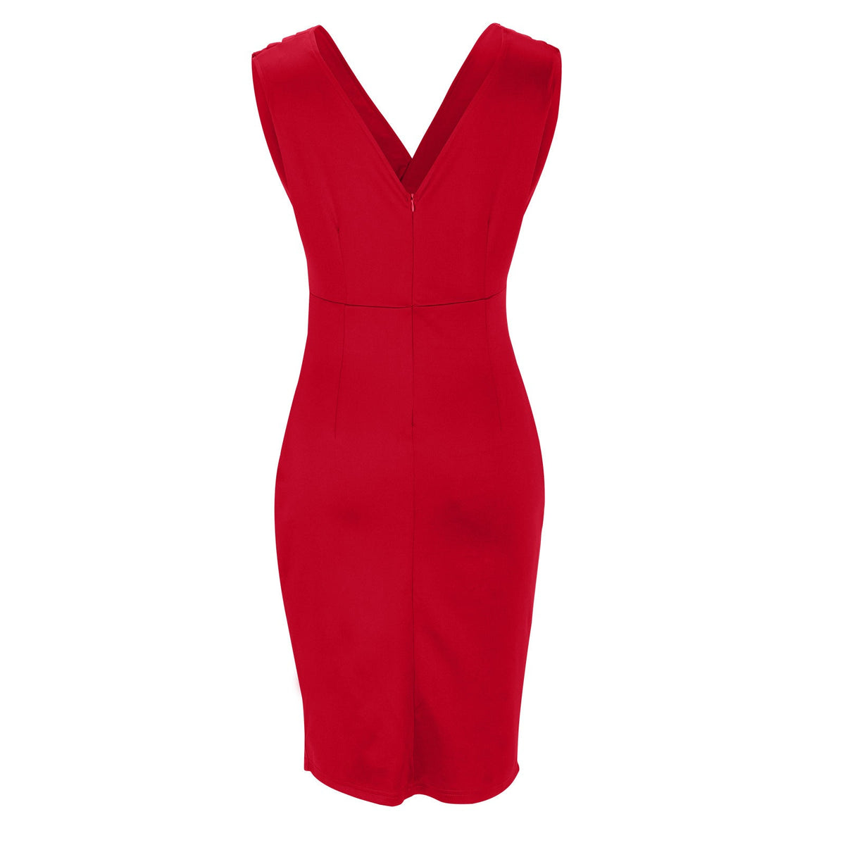 Kaela - Sculpting Draped Midi Dress