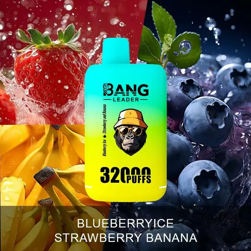 Bang Leader 32000 32k Puffs 0% 2% 3% 5% Nicotine Double Taste Disposable Vape