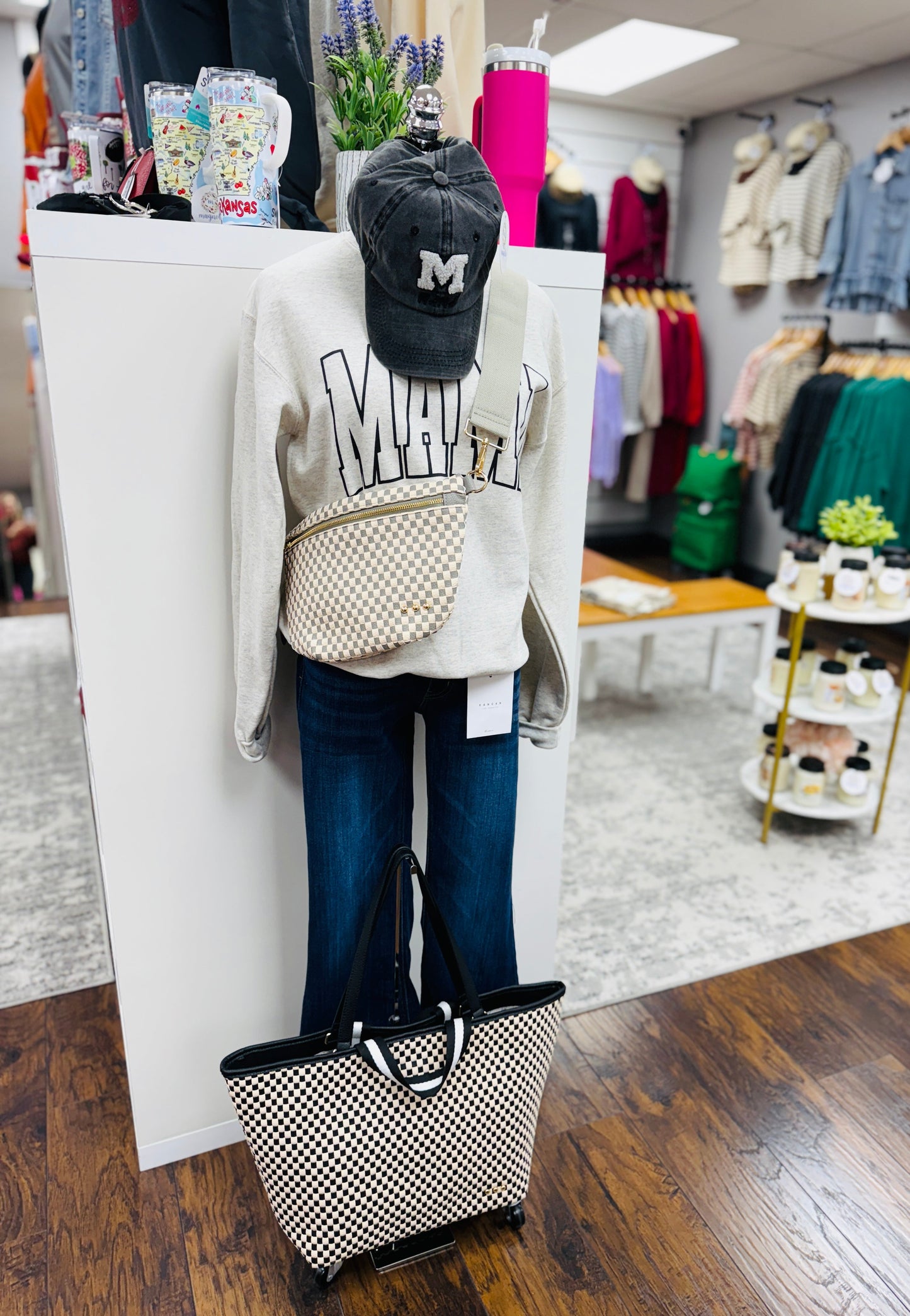 Mama Varsity Graphic Print Sweatshirt
