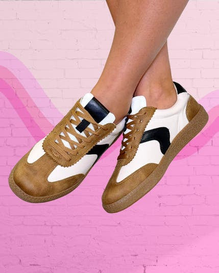 CORKYS Spoiler Alert Sneaker Tan Combo