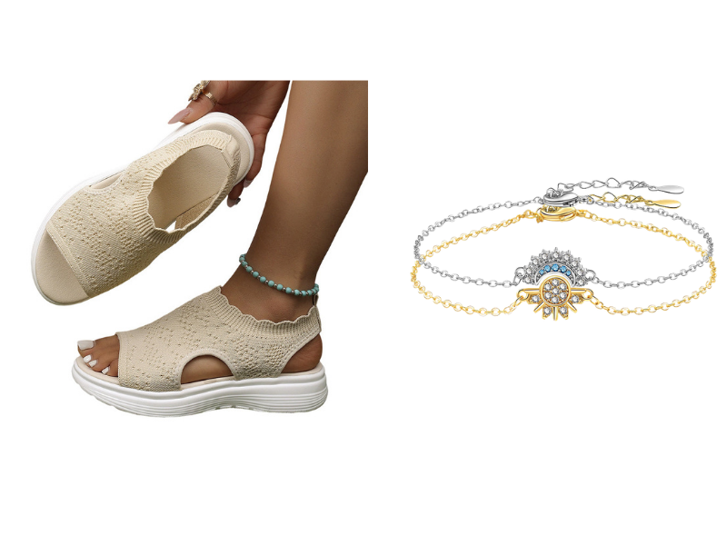 π‘ 50% OFF NOW! π Women's Breathable Knit Platform Sandals β Air-permeable upper & cushioned sole β Lightweight, comfy β perfect for summer strolls or casual days β¨