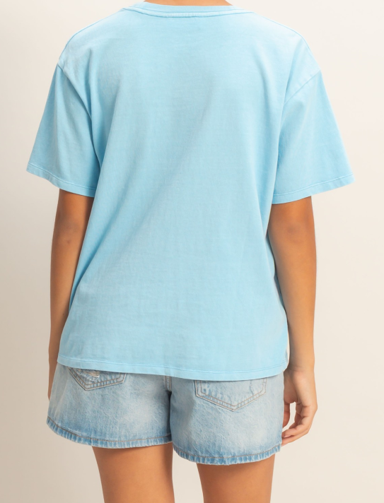 Classic Cotton Crew Tee Blue