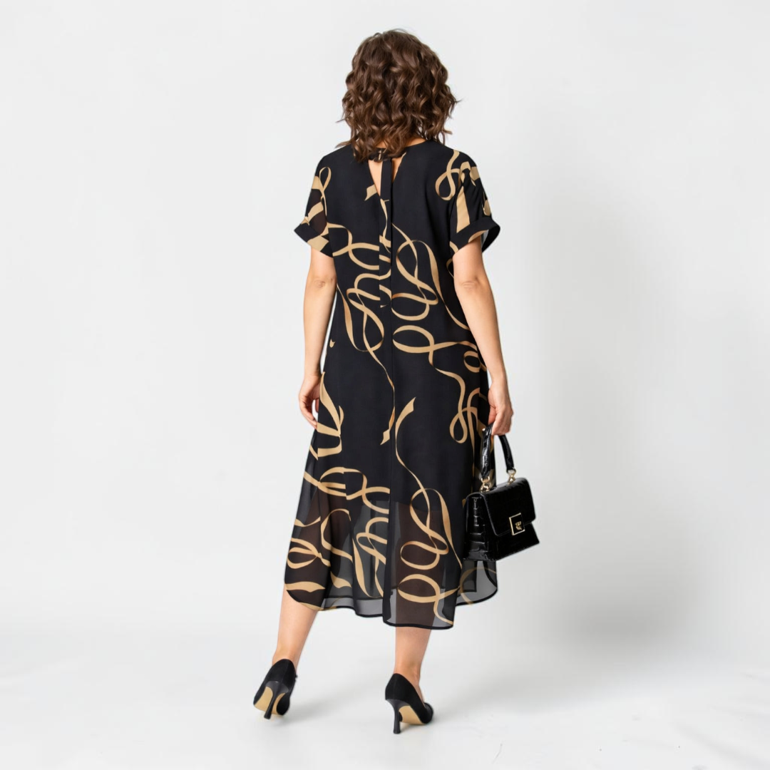 Ismara - Lightweight V-Neck Midi Dress