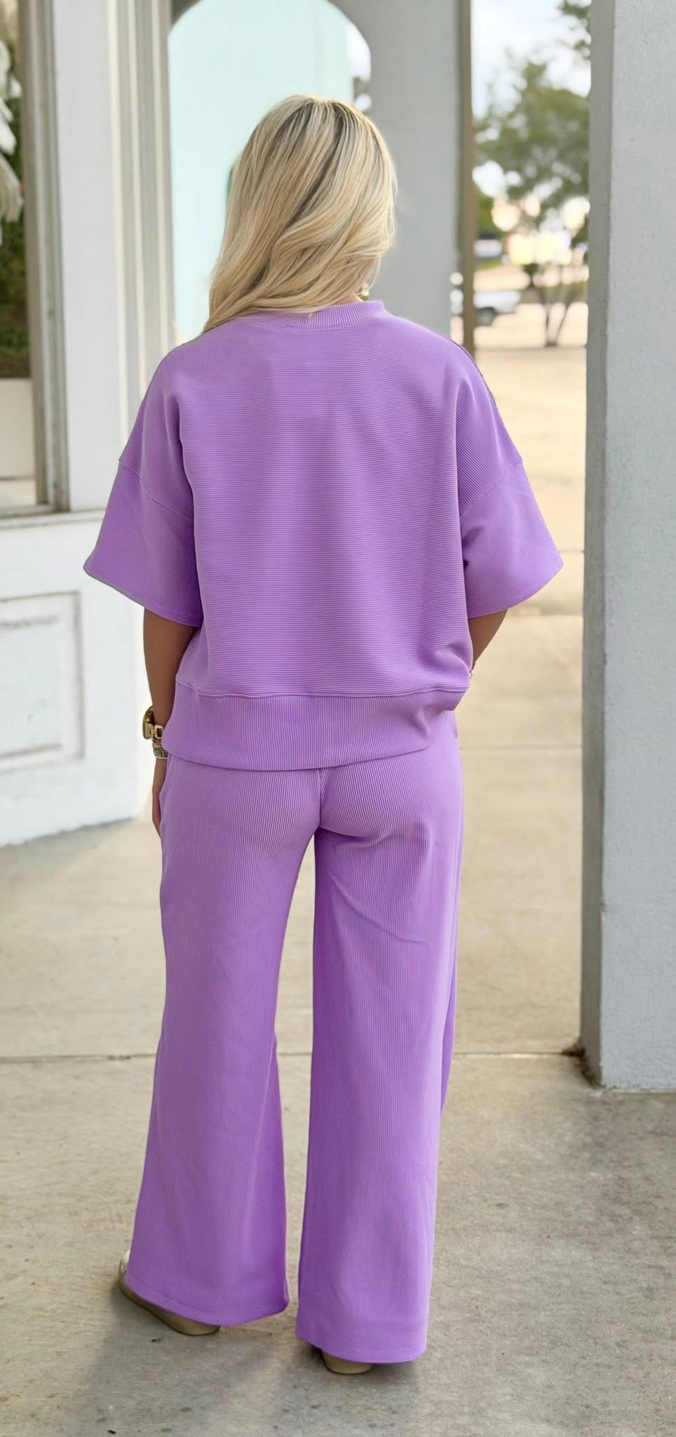 Lounge Around 2PC Set Lavender