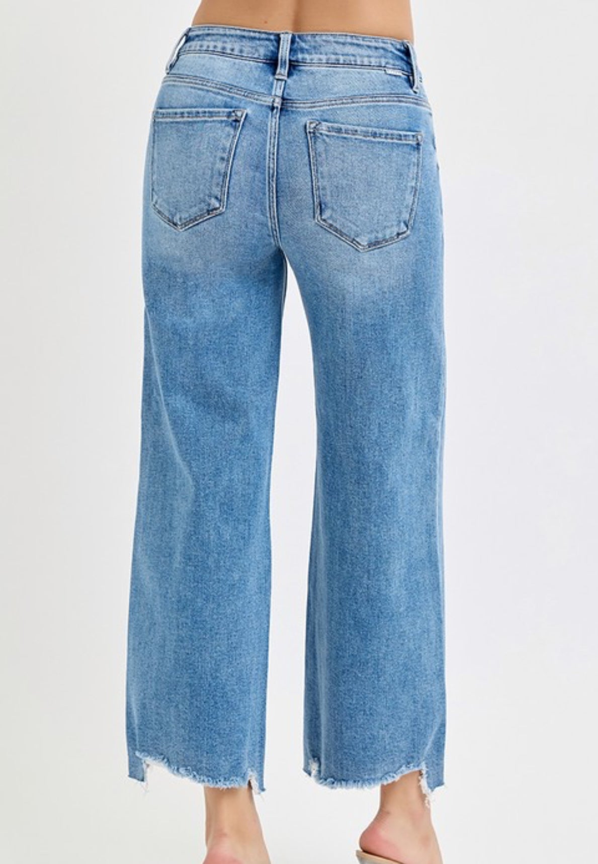 RISEN Jessie Wide Leg Crop Jean