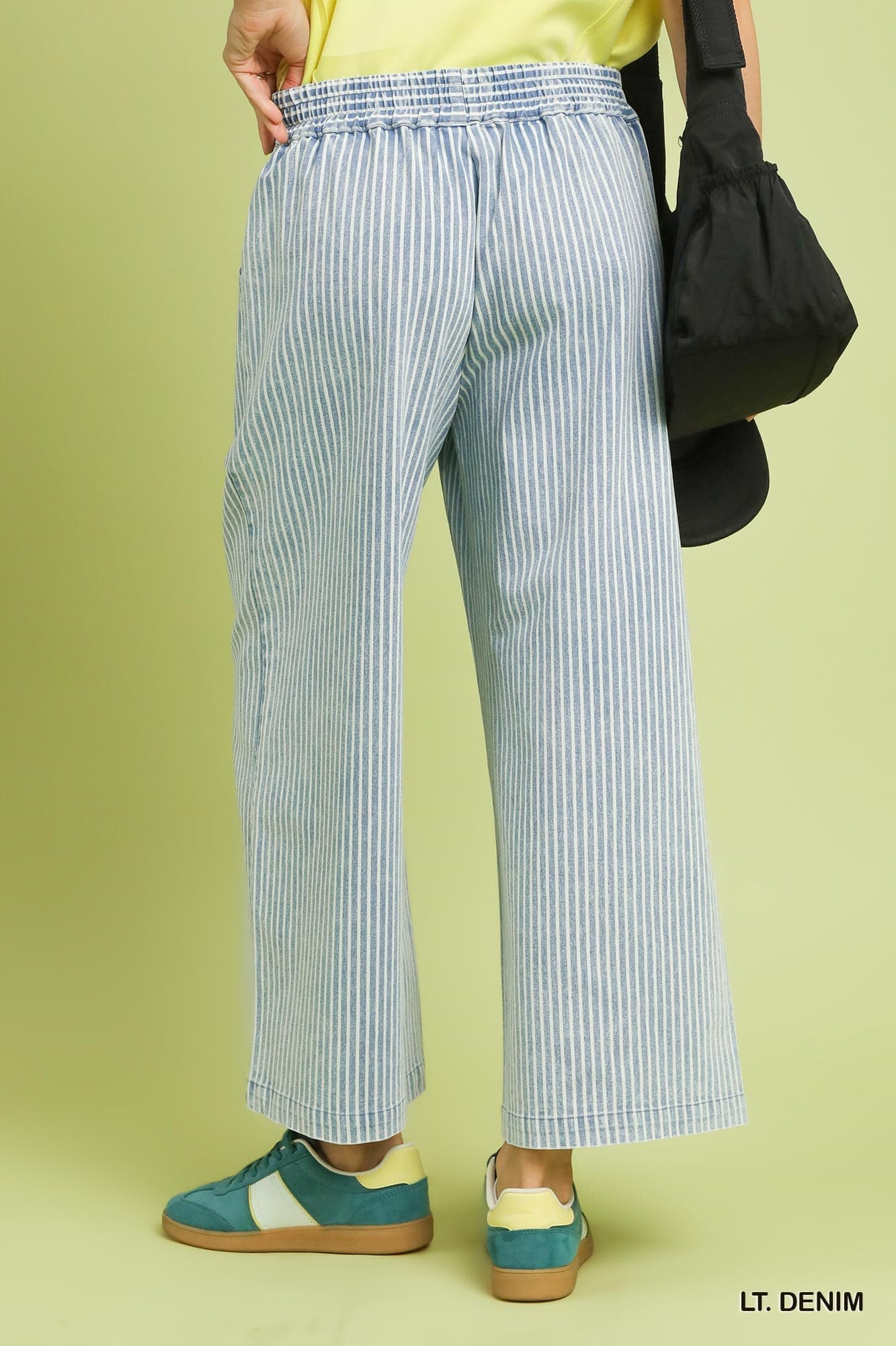 UMGEE Stripe Washed Light Denim Pant