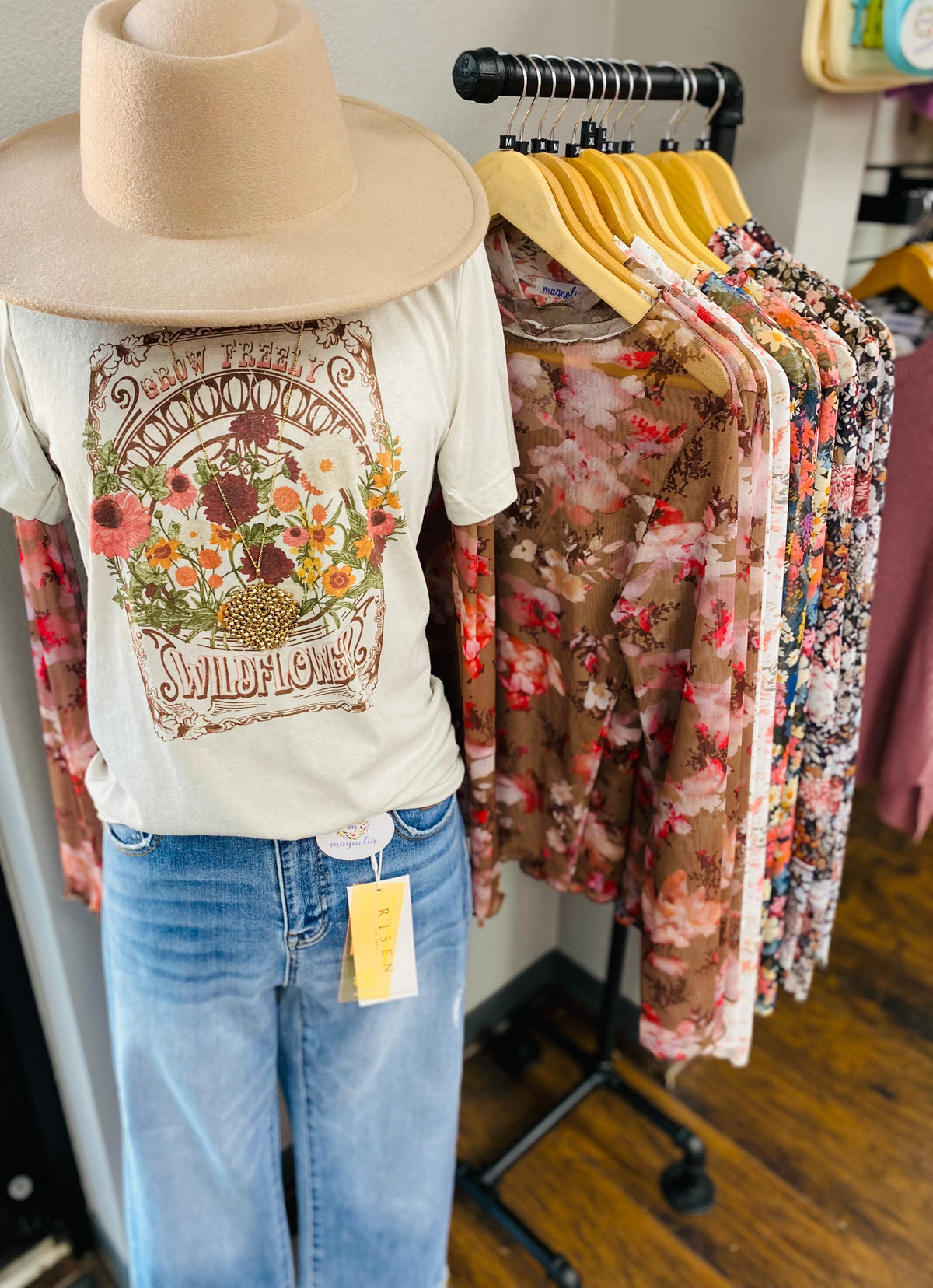 Wildflower Retro Graphic Tee