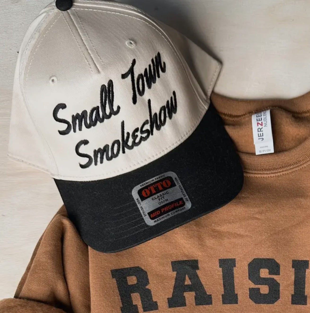 Embroidered Hat Small Town Smokeshow