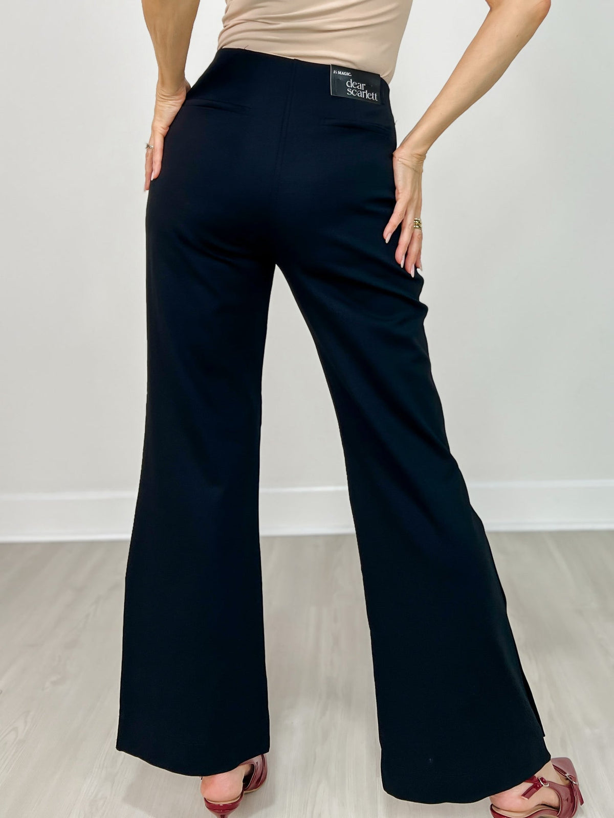 Gold Button Gala Straight Pant
