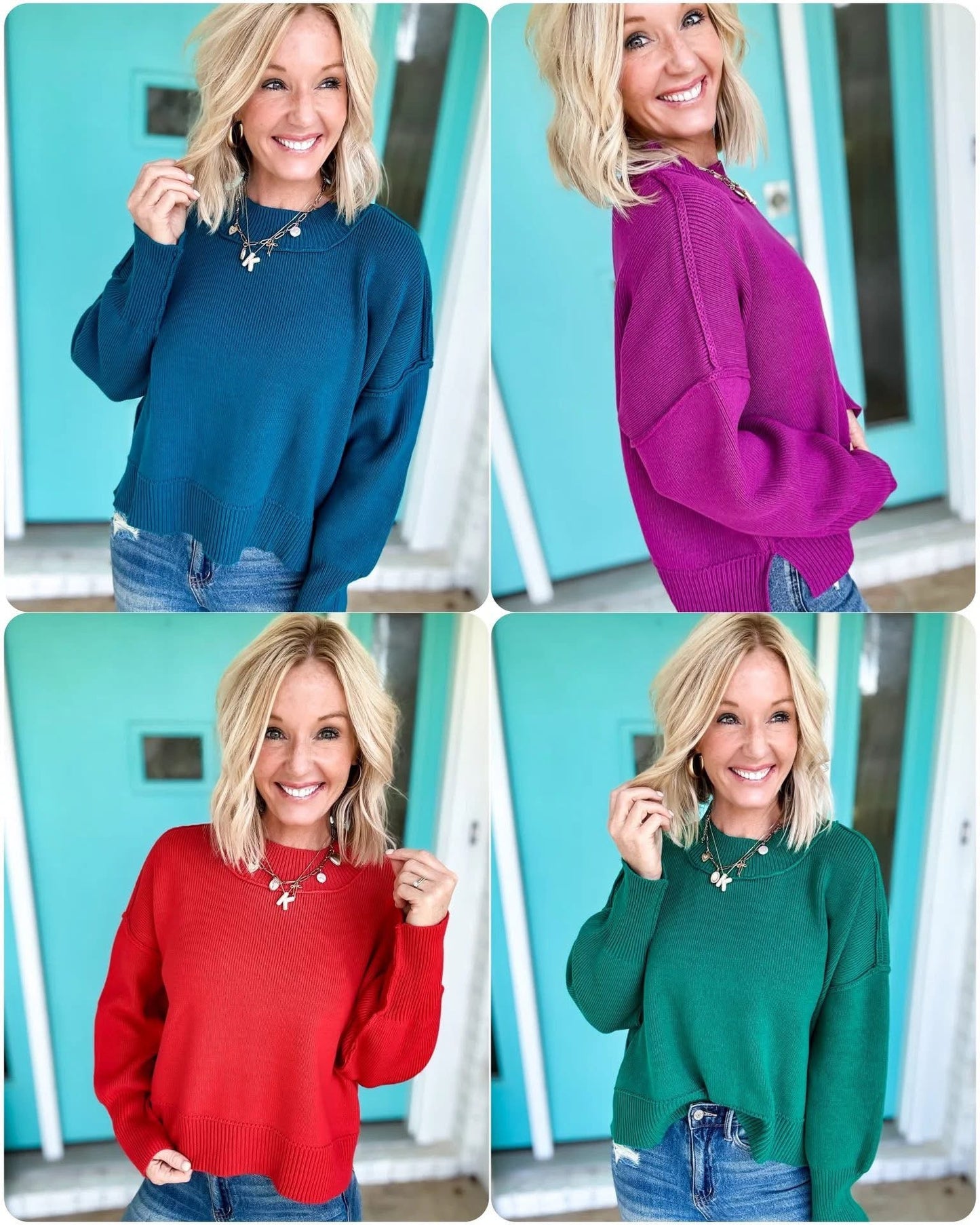 Classic Statement Sweater Green