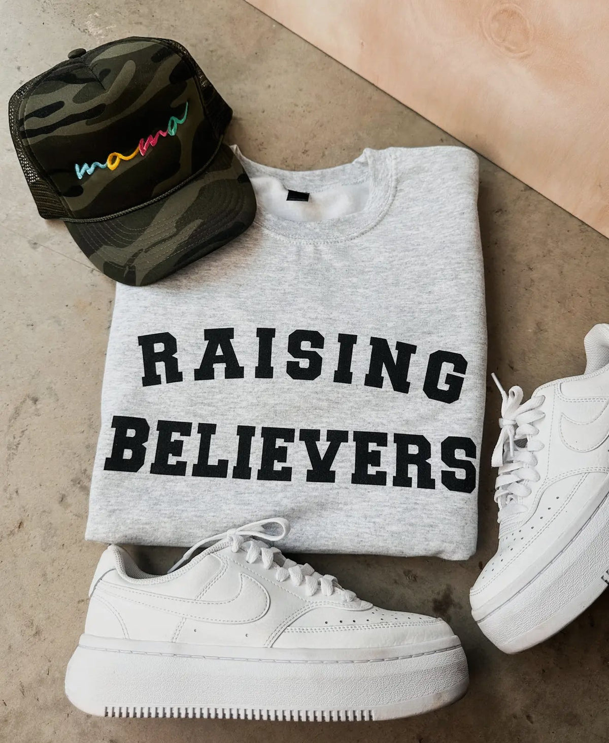 Raising Believers Sweatshirt Ash Grey
