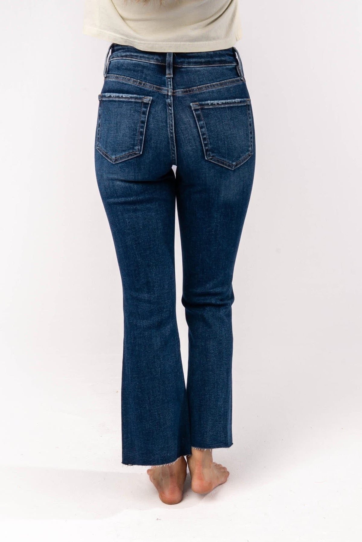 Lovervet by Vervet Raw Hem Straight Jean