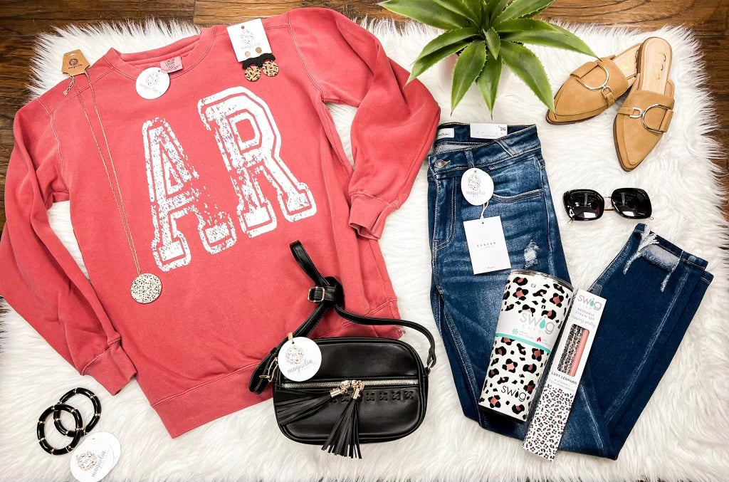 Premium Vintage AR Graphic Sweatshirt