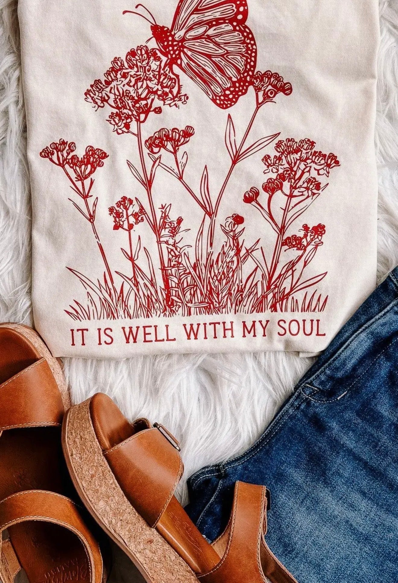 Comfort Colors It Is Well Monarch Tee