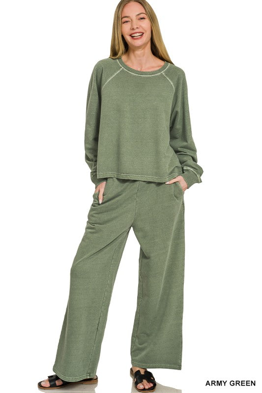 Cotton French Terry 2PC SET Green