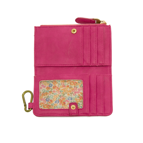 Joy Susan Bobbie Bifold Wallet Cerise