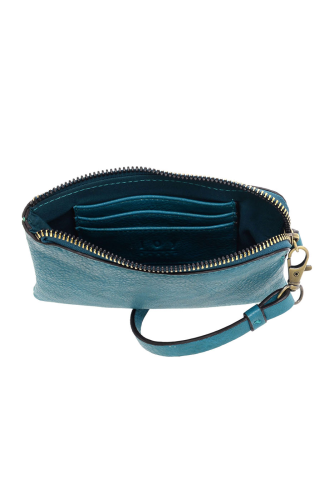 Joy Susan Pippa Wristlet Turquoise