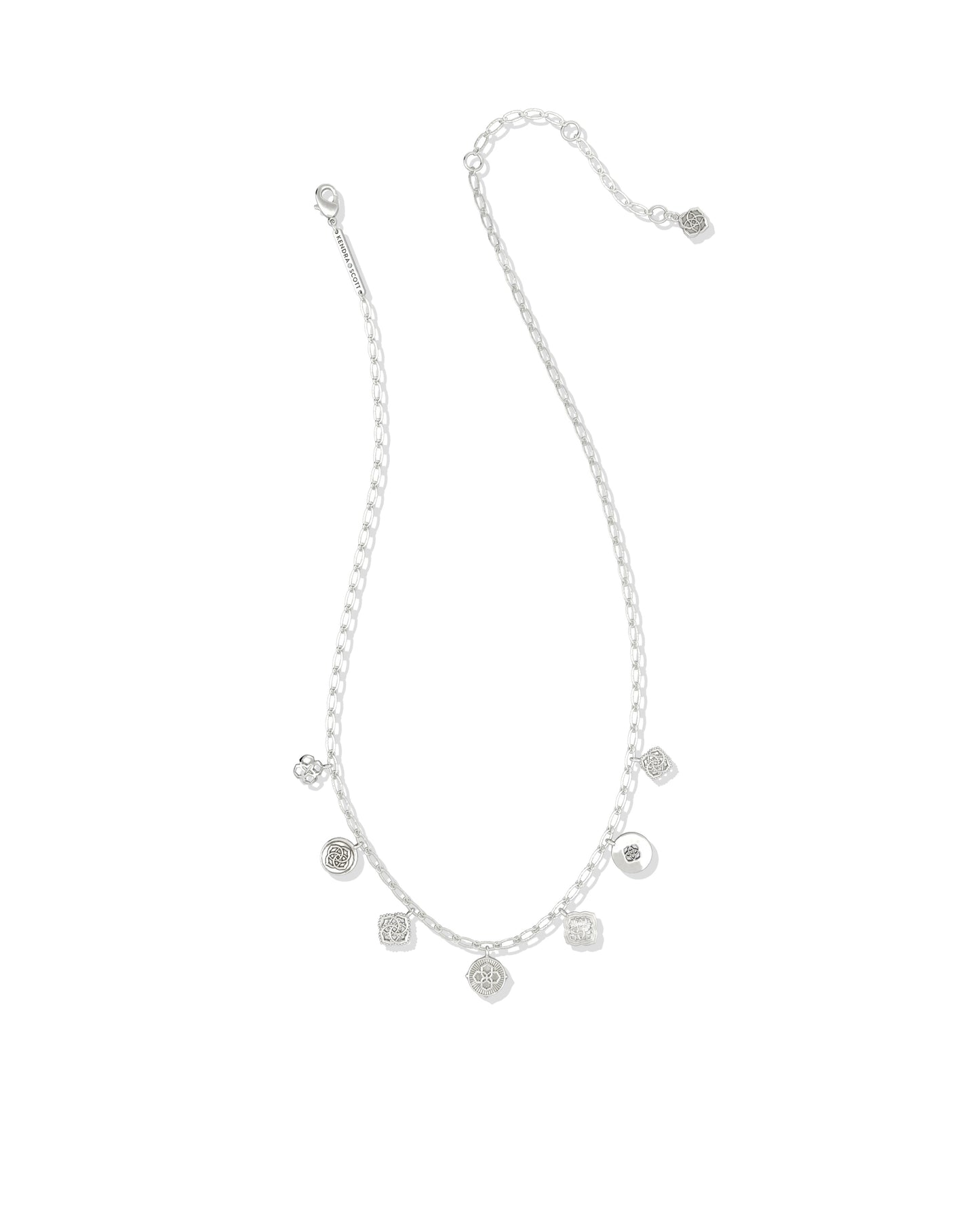 KS DIRA CHARM NECKLACE SILVER