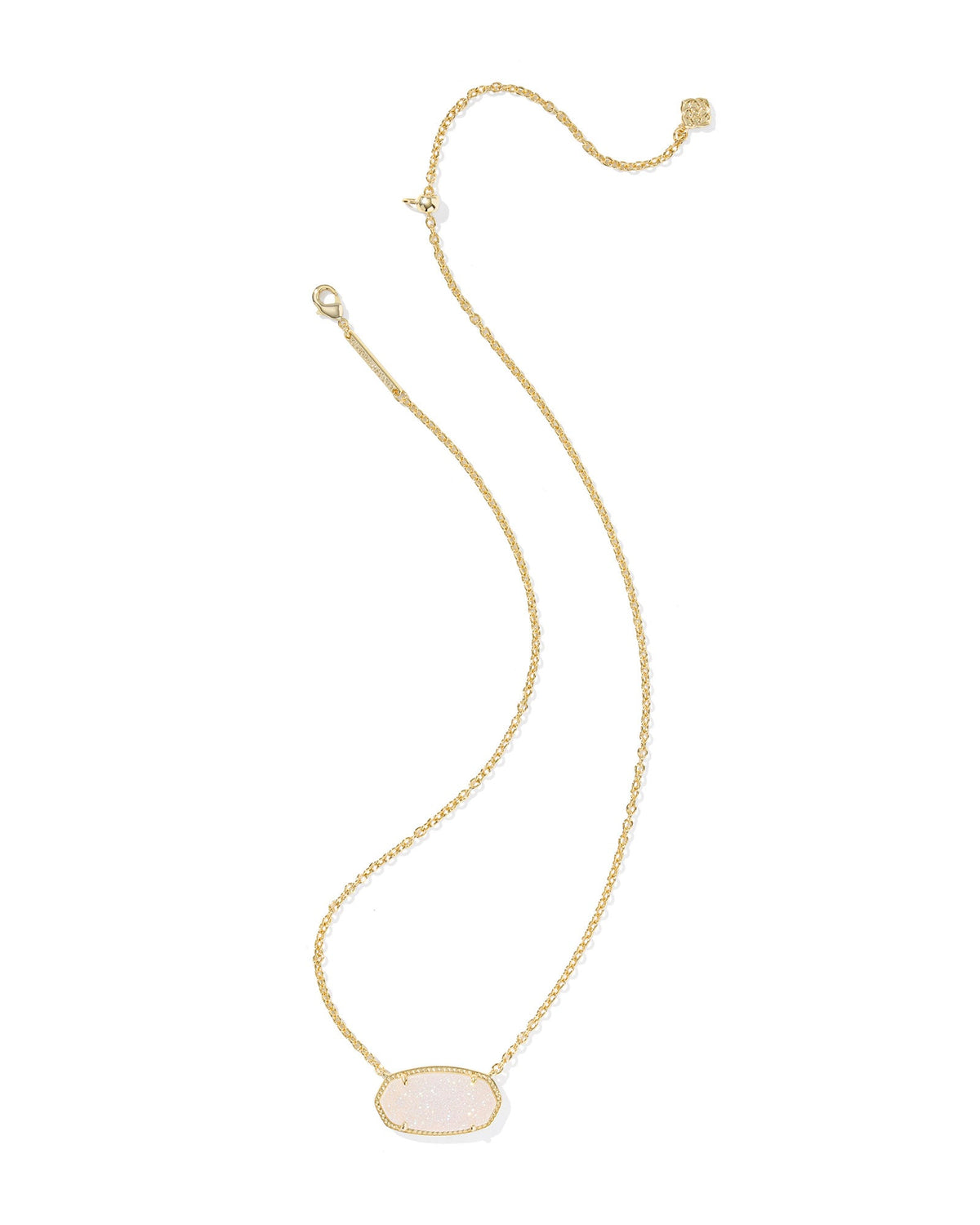 KS ELISA STATEMENT SHORT PENDANT NECKLACE GOLD