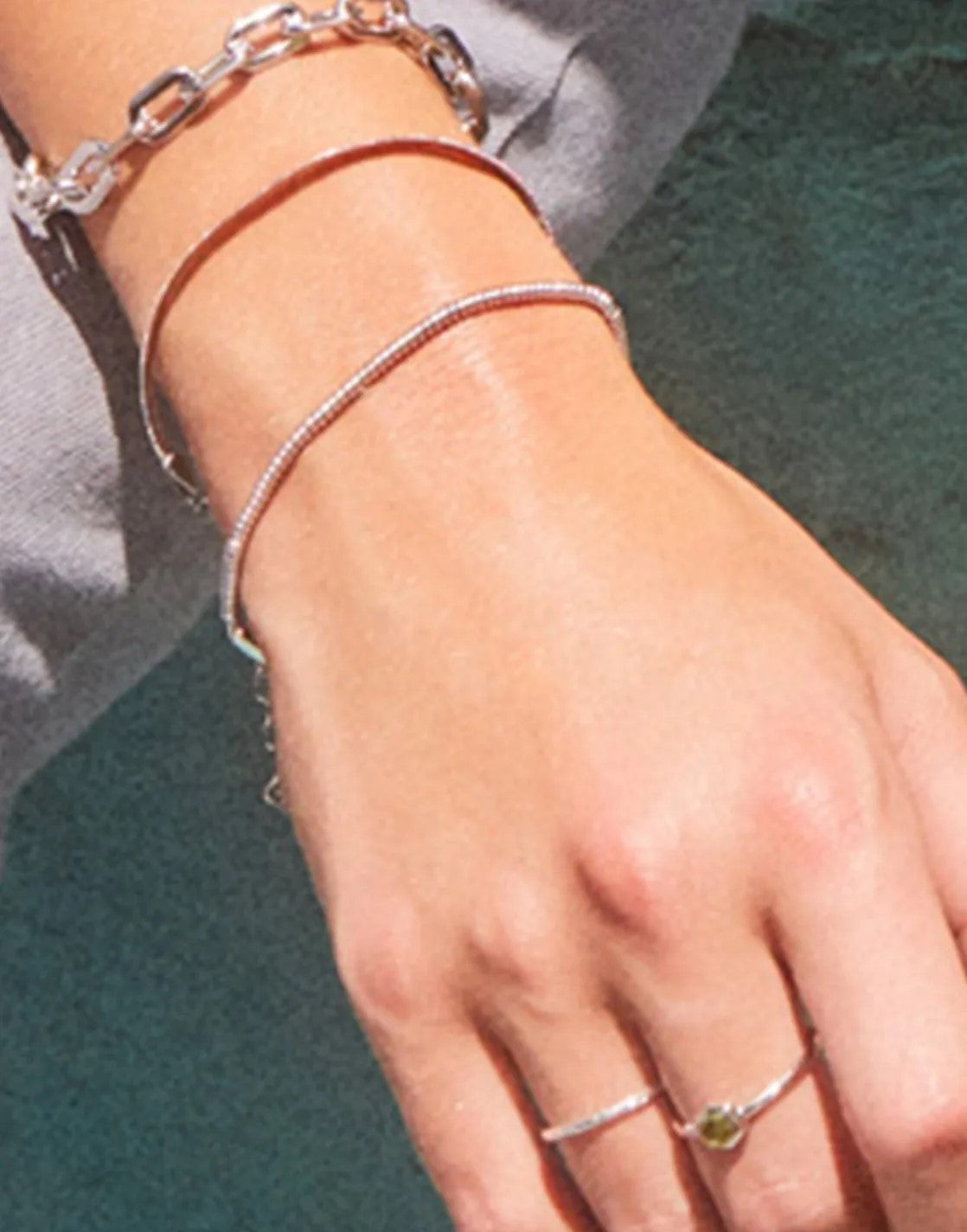 KS KORINNE CHAIN BRACELET SILVER