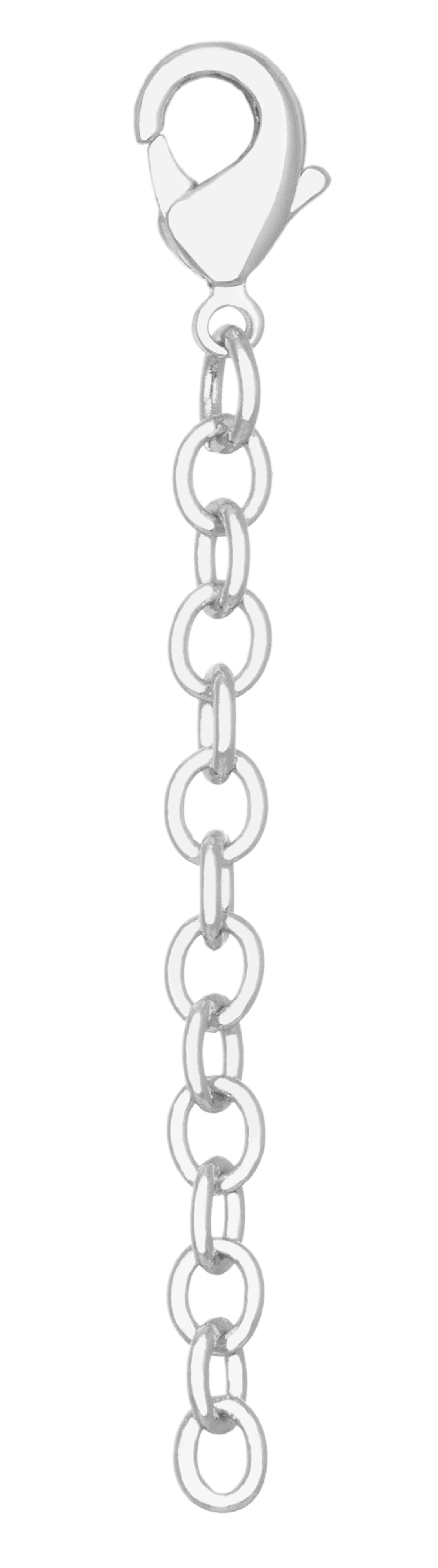KS NECKLACE EXTENDER SILVER