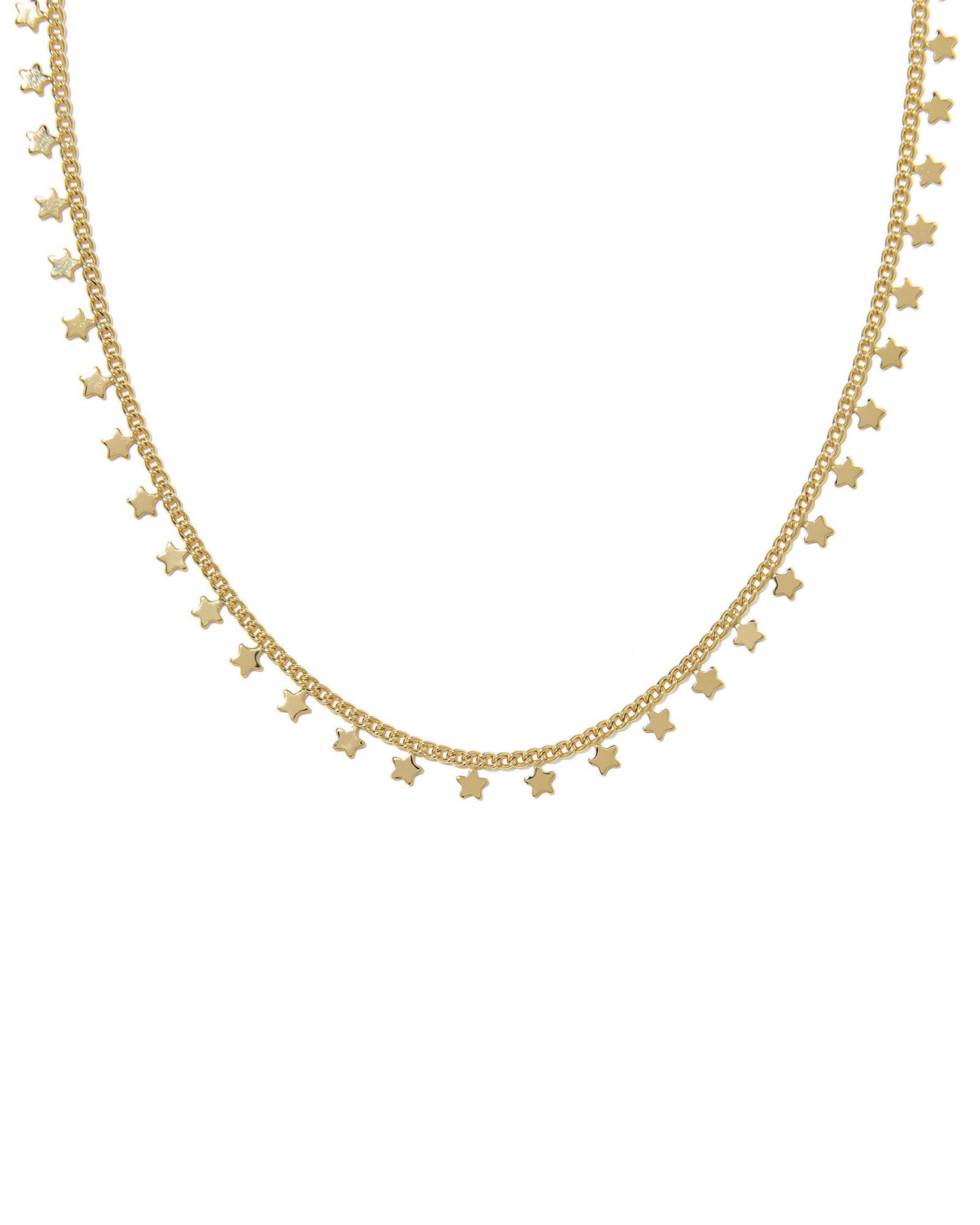 KS PARKER STAR STRAND NECKLACE GOLD