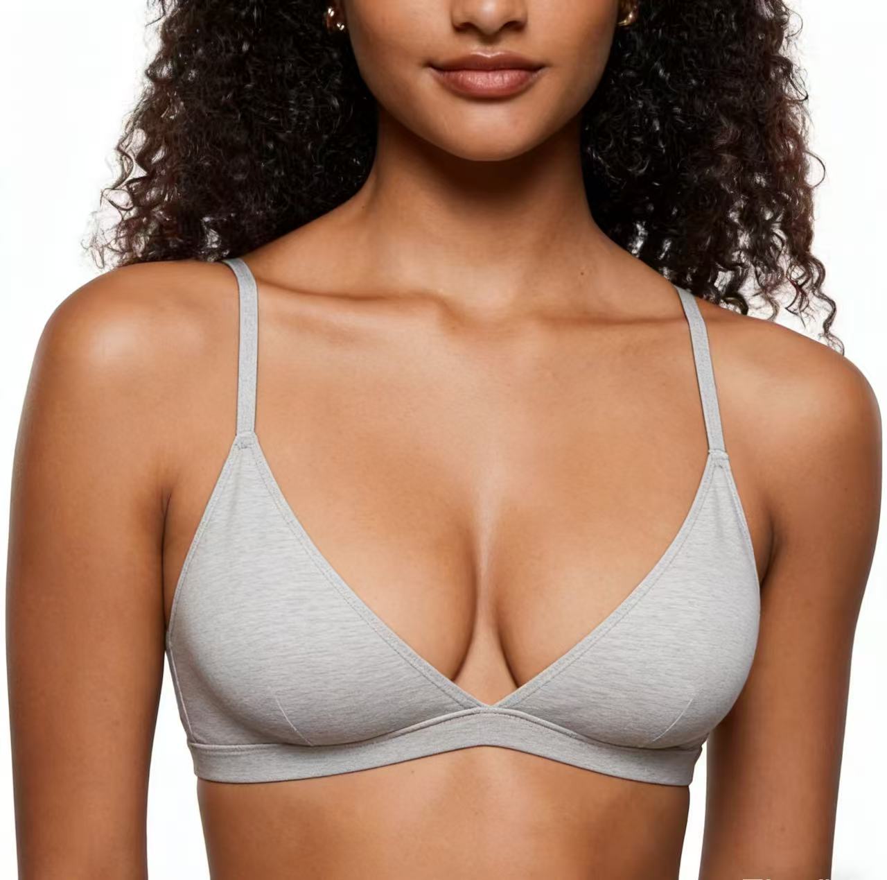 💥80K+ SOLD💞Women's Wire-Free Jelly Support Triangle Bralette