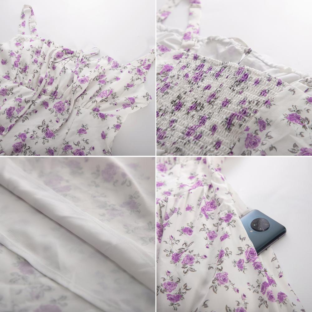 🌸 HOT SELLER | 50% OFF Women's Floral Corset Midi Dress – Summer Vacation Milkmaid Sundress