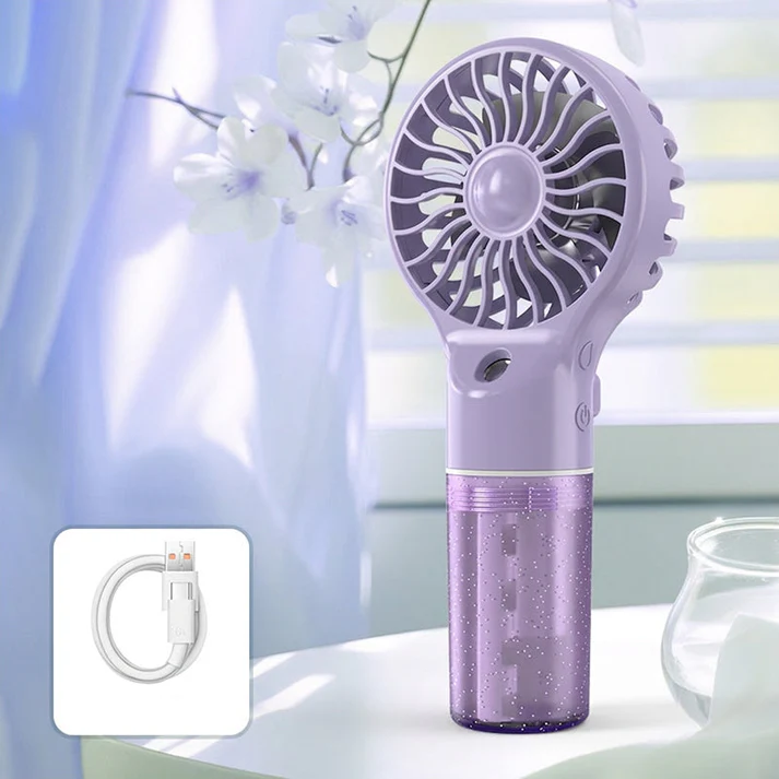 🏖️❄️ 50% OFF TODAY! 💦 Portable Handheld Mist Cooling Fan ✨ Instant Cooling Relief for Hot Summer Days, Travel & Outdoor Activities