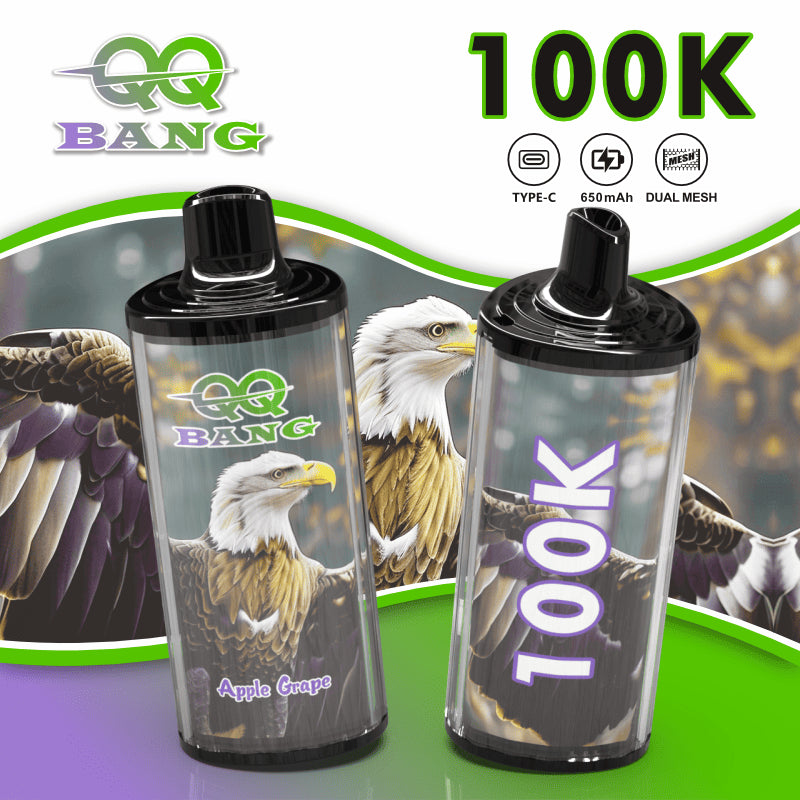 QQ Bang 100000 100K Puffs Dual Mesh Original Rechargeable Disposable Vape