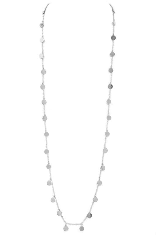 Disc Charm Necklace