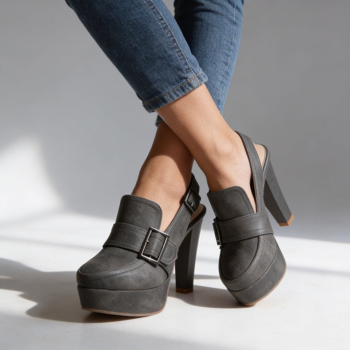 Aderynne - Cushioned Platform Heels