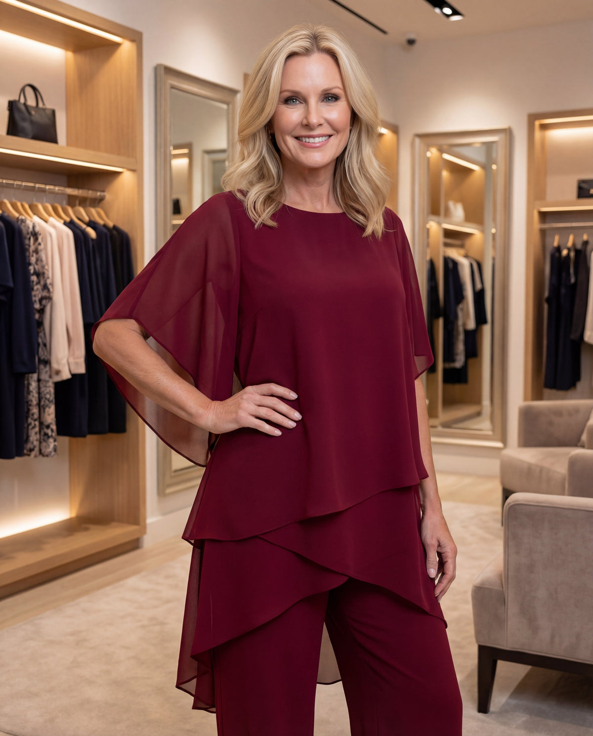 Jemima - Draped Two-Piece Set