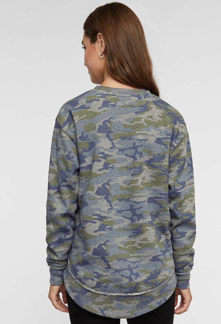Weekend Fleece Casual Sweatshirt Vintage Camo