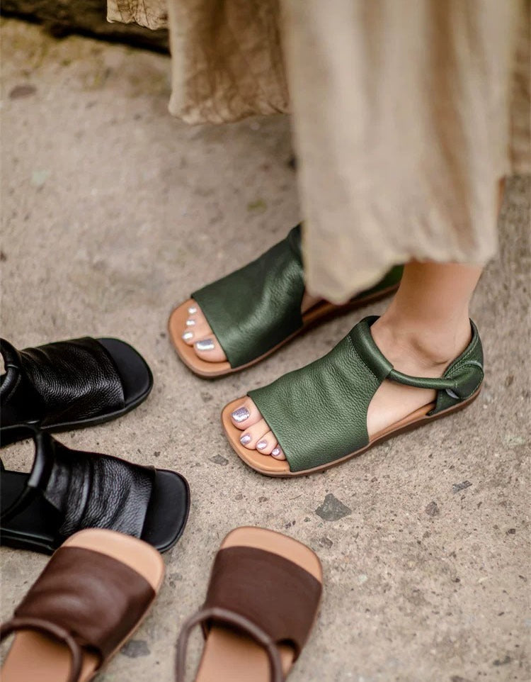 Fiorelle - Textured Open-Toe Sandals