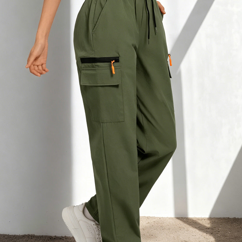 Becca - Drawstring Cargo Trousers