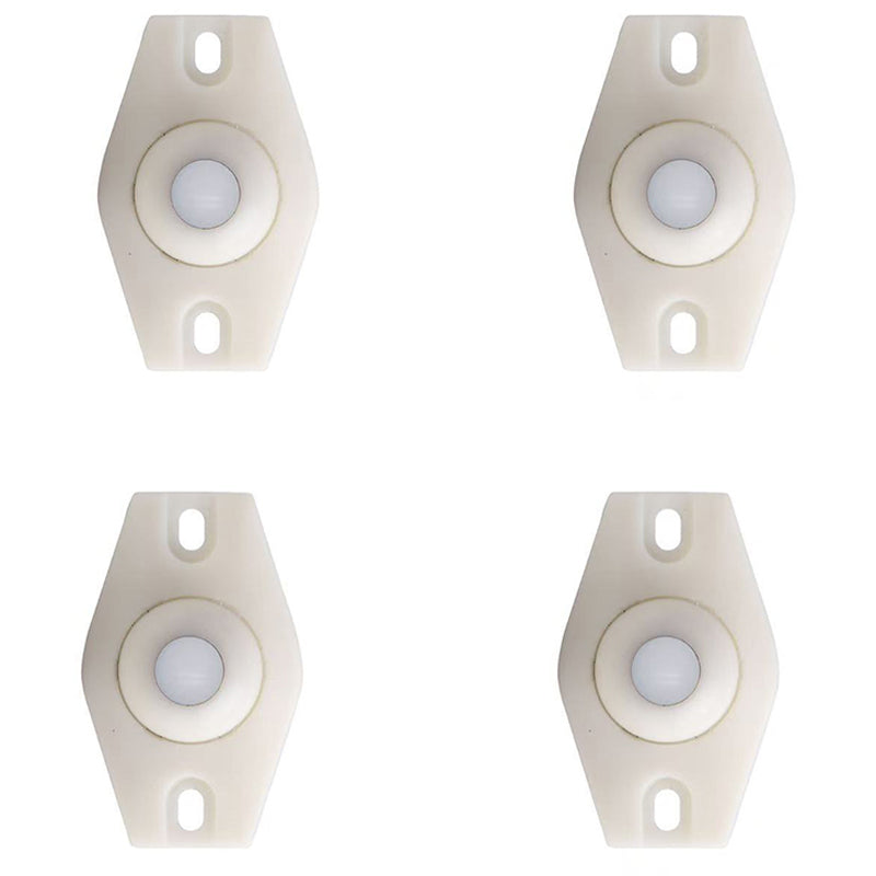 💖 50% OFF TODAY ONLY! 🎁 Universal 360° Rotating Self-Adhesive Wheels Set ✨ Smooth 360° Movement for Bins, Boxes & Furniture