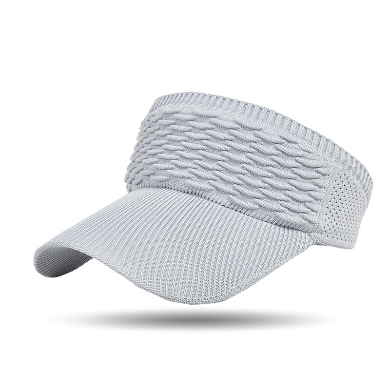 ๐ถ๏ธ๐๐นChic Knit Sun Visor Hat โ Lightweight & Airy, Adds a Sporty Touch to Any Outfit โ Ideal for Poolside Lounging, Beach Vacations or Outdoor Brunch ๐๐