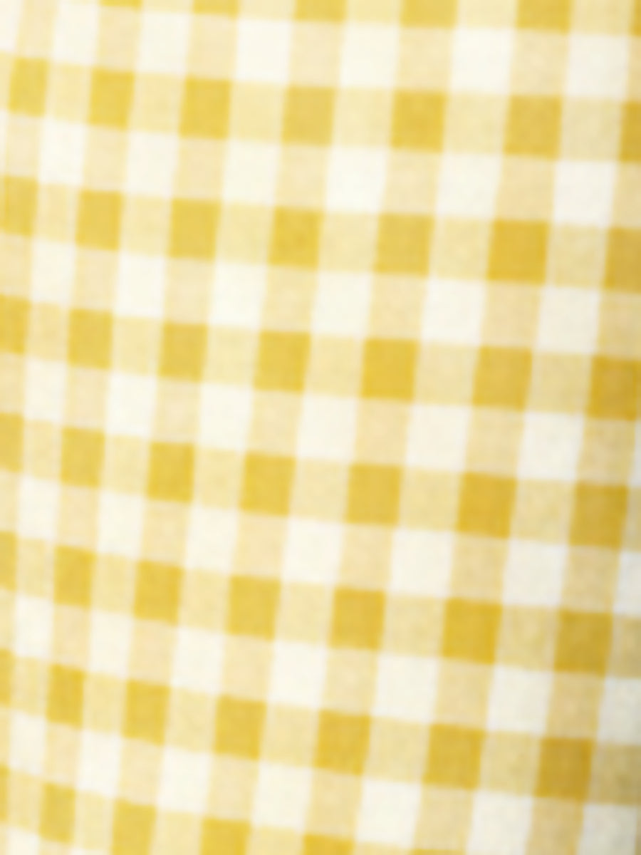 Gingham Polka Dots Casual Slim-Fit Capris Pants