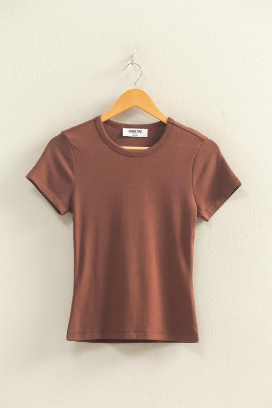 Mineral Wash Classic Tee Cocoa