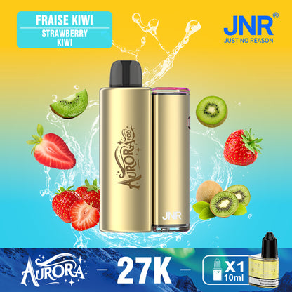 JNR Aurora 27K 27000 Puffs 2+10ml Replaceable Pod Kit Refillable Original Disposable Vape