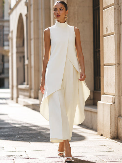 Carina - Structured Wide-Leg Trouser Set