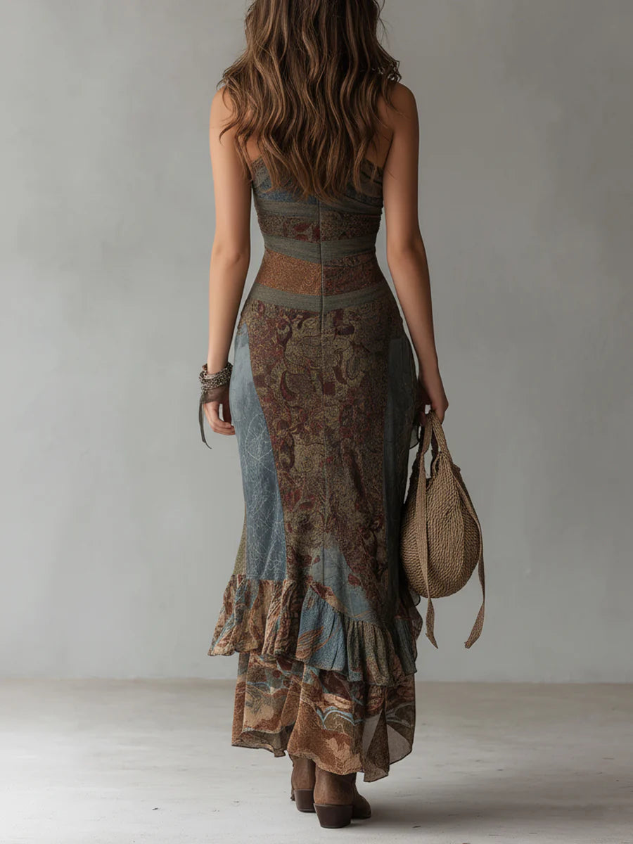 Miranda - Soft-Touch One-Shoulder Maxi Dress