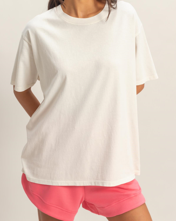 Classic Cotton Crew Tee Off White