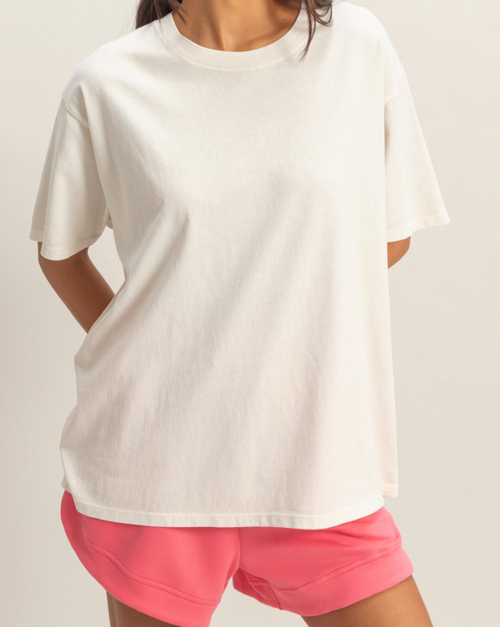 Classic Cotton Crew Tee Off White