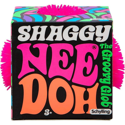 NeeDoh Shaggy Ball – Neon Squishy – 3 Pack
