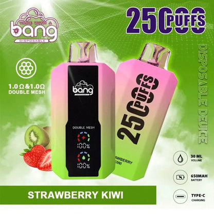 Bang 25000 25k Puffs 0% 2% 3% 5% Nicotine New LED Display Vape Electronic Cigarette Pod